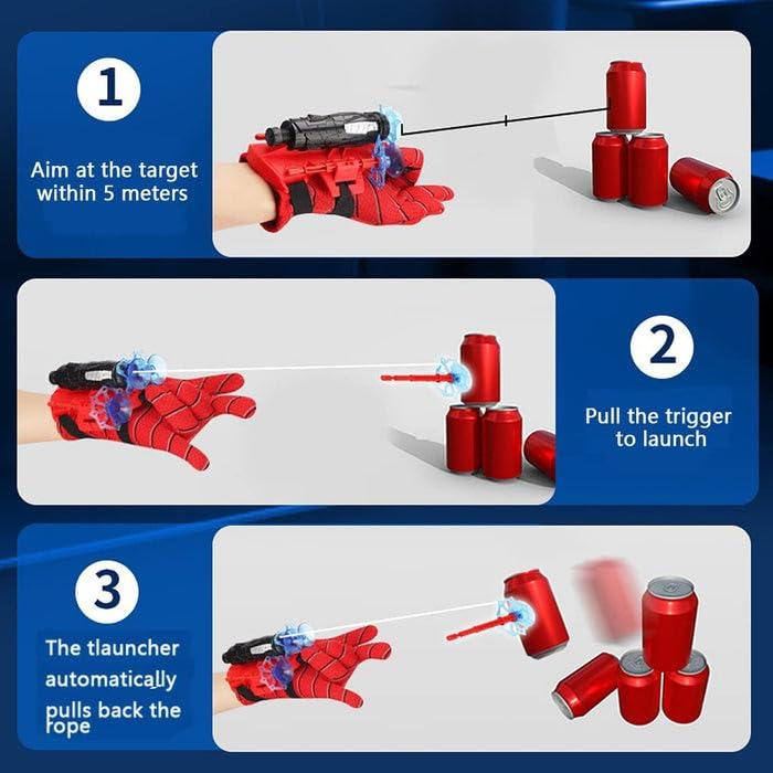 🕸️ HeroShot™ Web Launcher – Interactive Action-Packed Superhero Toy for Kids