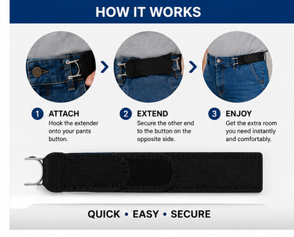 EaseFit™ No-Buckle Belt Extender Set